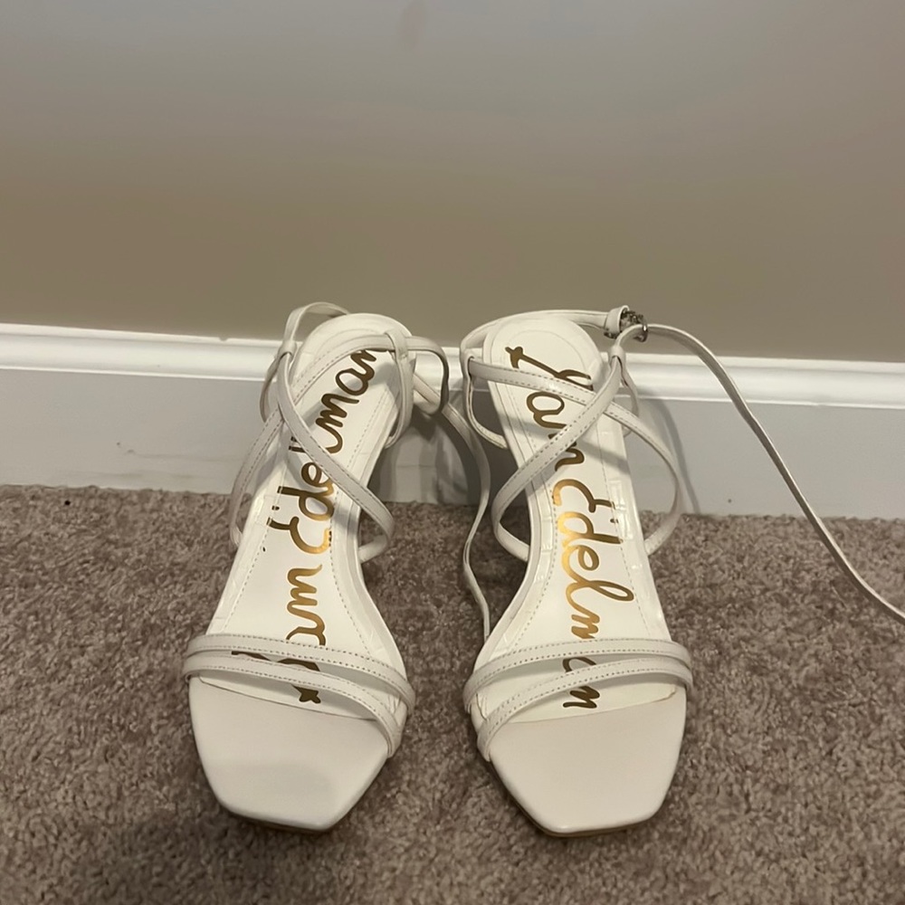 White Sam Edelman shoes
